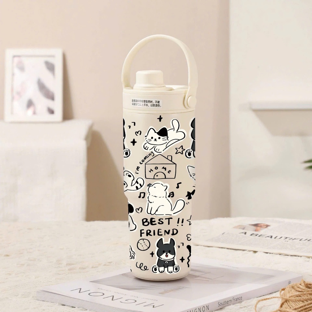 Bình Nước Giữ Nhiệt Simply Lót Gốm Inox 316 Dung Tích 735ml Giữ Lạnh 8 - 12 Tiếng Chống Rò Rỉ