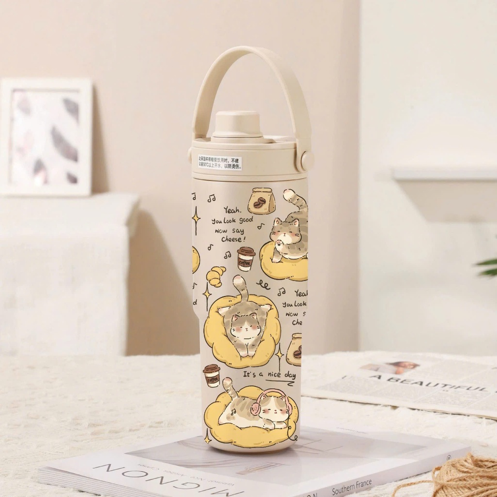 Bình Nước Giữ Nhiệt Simply Lót Gốm Inox 316 Dung Tích 735ml Giữ Lạnh 8 - 12 Tiếng Chống Rò Rỉ