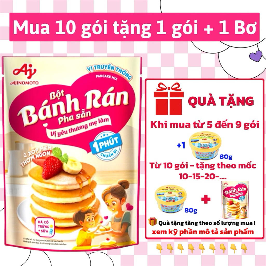 [10+1] Bột bánh rán Doraemon vị truyền thống gói 200g - Chính Hãng ...