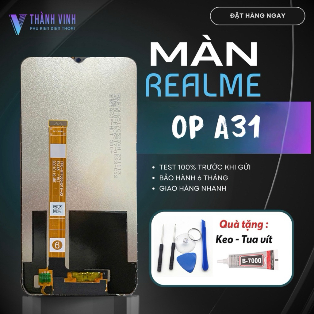 Màn Hình Oppo A31 – Chất Lượng Cao, Tặng Kèm Keo Dán Chuyên Dụng & Bộ Sửa Chữa