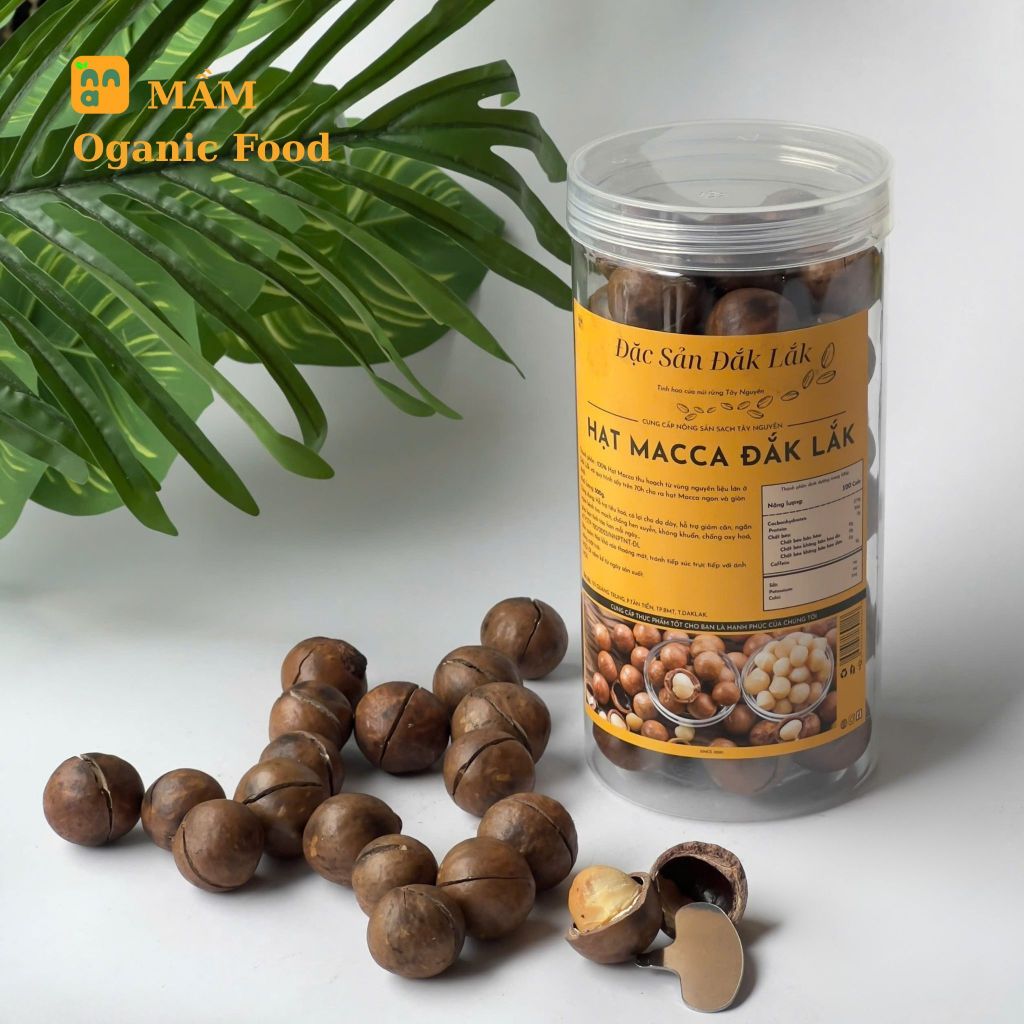 Hạt Macca Rang Củi Loại Đặc Biệt Rất Thơm Và Ngon Lon 500g | Shopee ...
