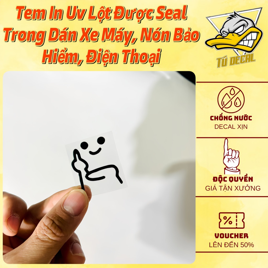 Tem Logo Sticker Icon Dán Trang Trí Xe, Nón Mũ Bảo Hiểm, Nhiều Vị Trí ...