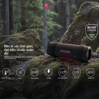 Loa Bluetooth LG xboom Grab - GRAB.AVNMLBK, Loa bluetooth đến từ Peerless, AI Sound , AI Calibration, AI Lighting