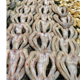 KHÔ CÁ LÓC CON LỚN GÓI 500G ( tặng kèm mắm me)