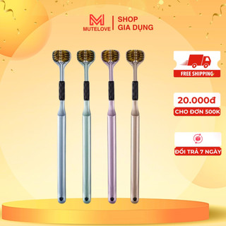 Bàn Chải Đánh Răng Cấu Trúc 3D Đa Chiều, Đầu Chải 3 Mặt Lông Tơ Mềm Mại Làm Sạch Mảng Bám