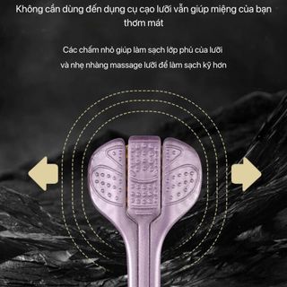 Bàn Chải Đánh Răng Cấu Trúc 3D Đa Chiều, Đầu Chải 3 Mặt Lông Tơ Mềm Mại Làm Sạch Mảng Bám