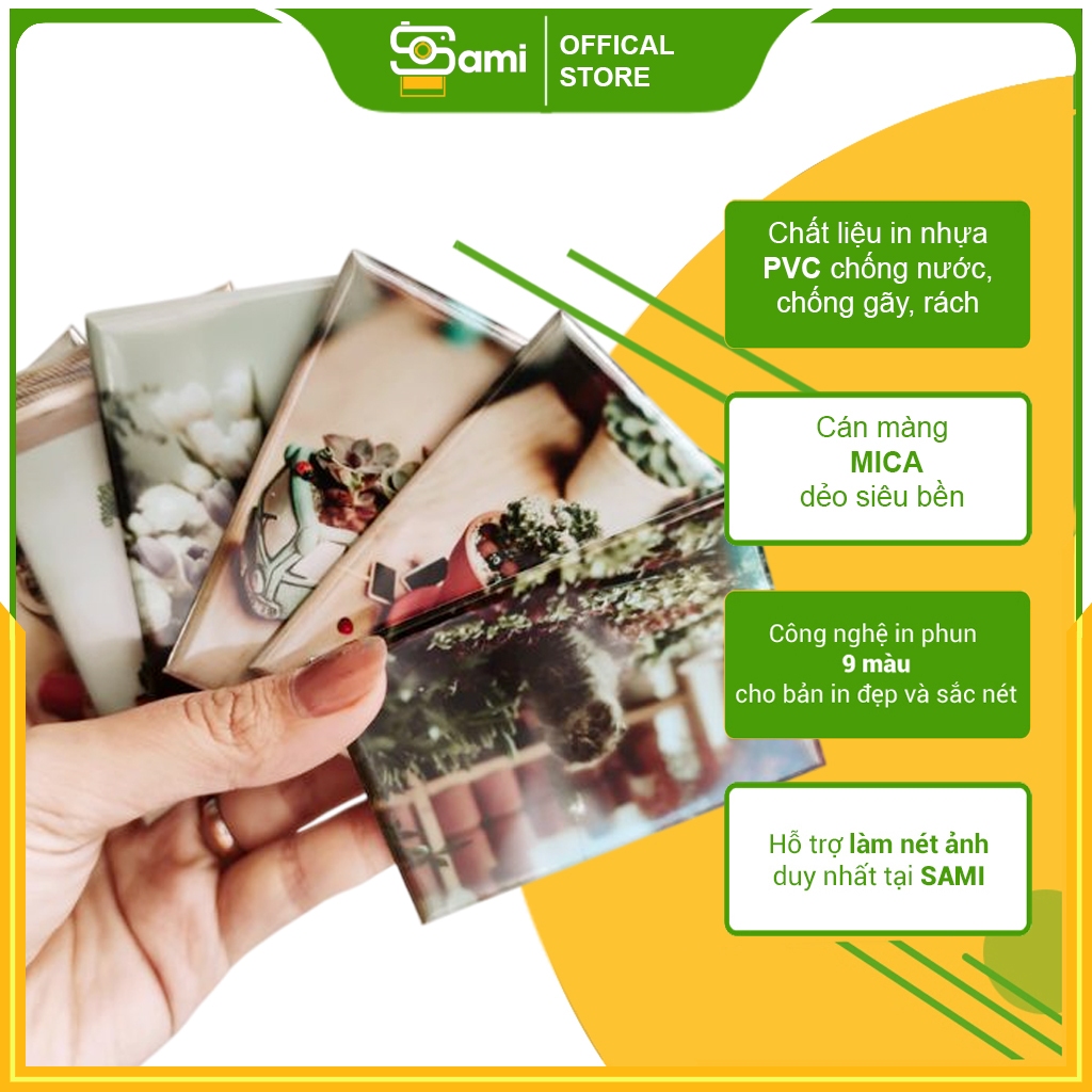 In ảnh nam châm theo yêu cầu nhựa PVC phủ mica dẻo chống nước hit tủ lạnh độc quyền tại SAMI