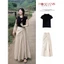 Set Đồ Nữ -Set Áo Zip Đen Mix Chân Váy Đũi Xoắn Eo Dáng Dài Hàng 2 Lớp Siêu Xinh