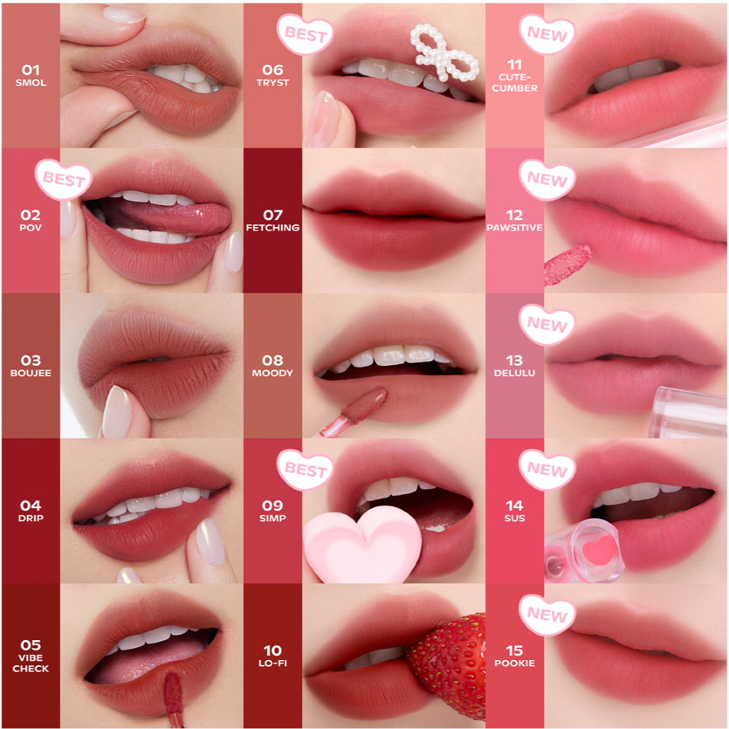 Combo Son OFÉLIA SUGARPLUM -  MistyNow Blurring Tint + Lolli Glow Tint Mini Size (3.8g x 1g)