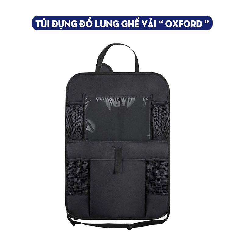 Túi đựng đồ thông minh gắn lưng ghế xe ô tô TICAUTO, dễ dàng vệ sinh, chất liệu vải oxford cao cấp chống mài mòn