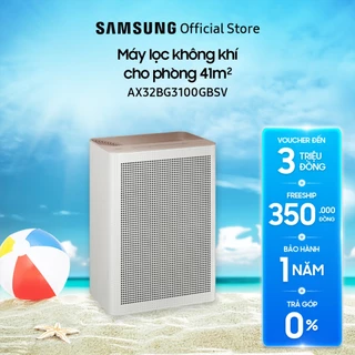 Máy lọc không khí Samsung 41m2 AX32BG3100GB, lọc bụi mịn PM0.3