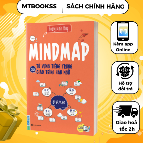 Sách - Mindmap Từ Vựng Tiếng Trung Theo Giáo Trình Hán Ngữ
