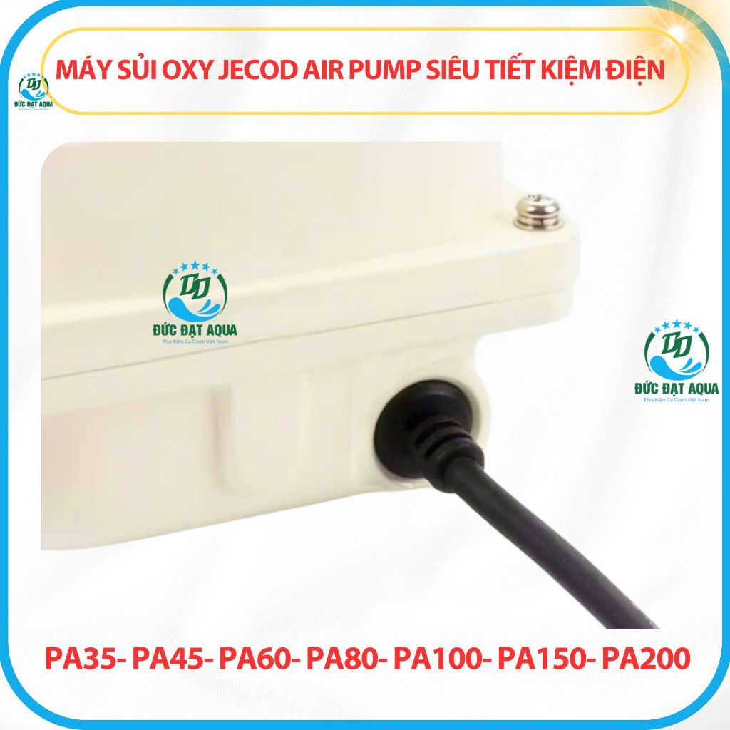 Máy sủi khí oxy cho hồ cá  Jecod PA 35-200 (máy chạy rất êm, khỏe, tiết kiệm điện) 4