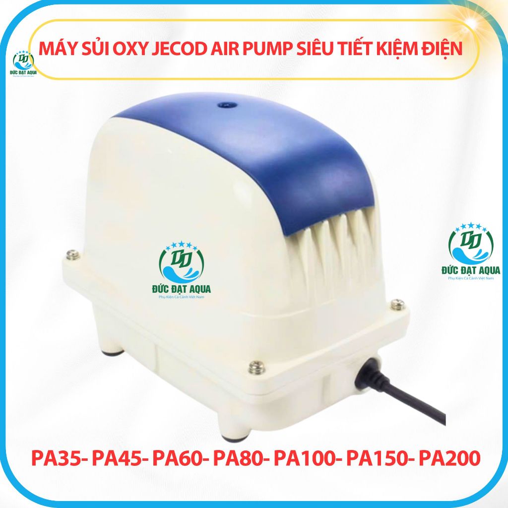 Máy sủi khí oxy cho hồ cá  Jecod PA 35-200 (máy chạy rất êm, khỏe, tiết kiệm điện) 9
