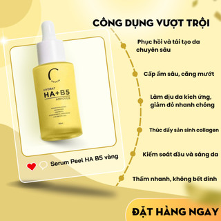 Serum phục hồi da sau Peel HA B5 Vàng – Cấp ẩm, làm dịu, giảm đỏ, tái tạo da nhanh chóng - MP0111