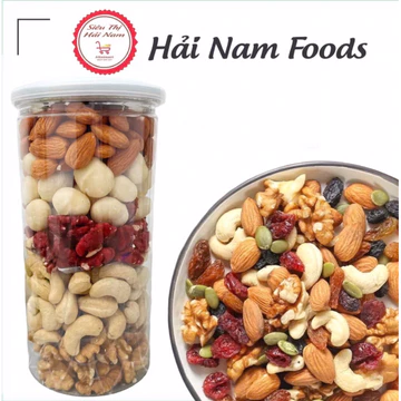 500g Granola siêu hạt không yến mạch- Ăn kiêng không đường, ăn vặt đầy đủ dinh dưỡng