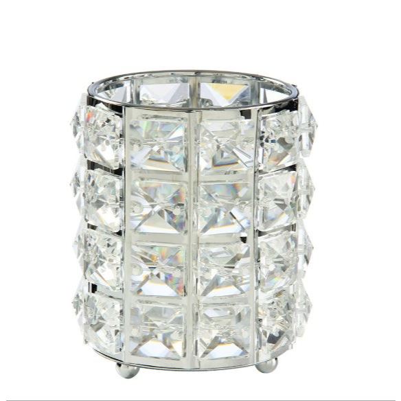Cốc pha lê đựng bút, cọ trang điểm sang chảnh, deco, chụp ảnh