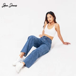 Aaa Jeans - Quần jean nữ ống rộng lưng cao