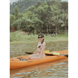 Set bikini dây cổ bản to đi biển dành cho nữ