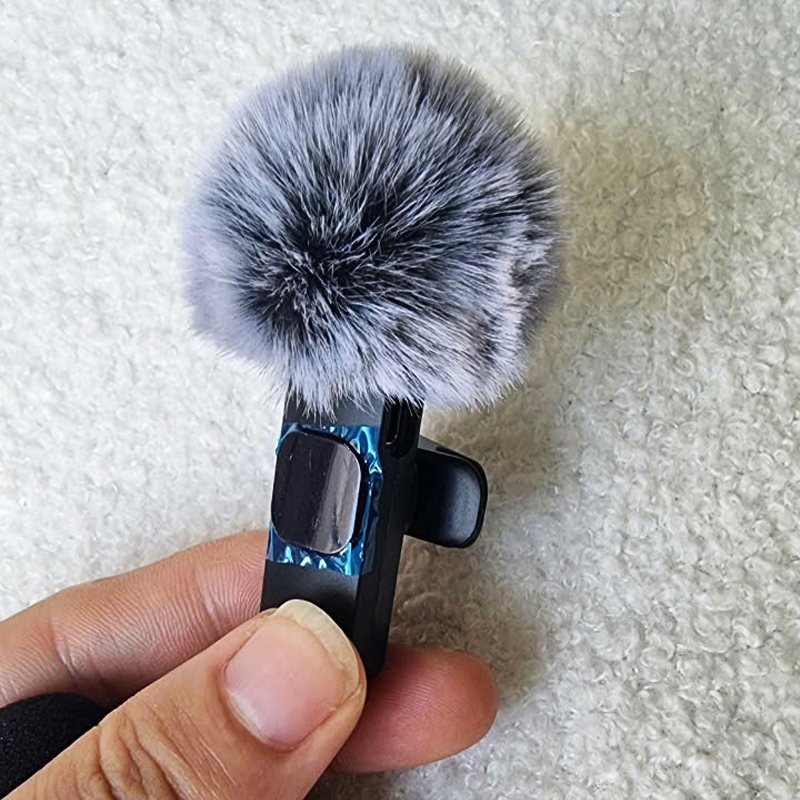 Combo Micro K9 và mũ lọc gió, giúp lọc ồn, thu xa, kết nối điện thoại quay video, livetream