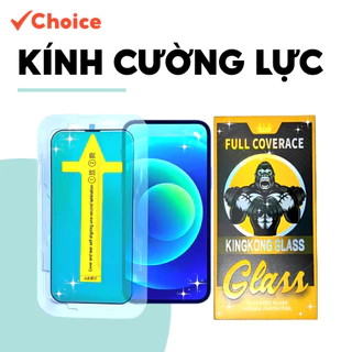 [Choice] Kính Cường Lực Khung Tự Dán KingKong EL1-0902-6 TC Độ Cứng 9H Cực Cao, Bảo Vệ Màn Hình