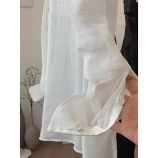 𝗠𝗶𝘀𝘀𝗮 𝗟𝗶𝗻𝗲𝗻 - |LY LINEN| - Áo sơ mi Linen cổ V