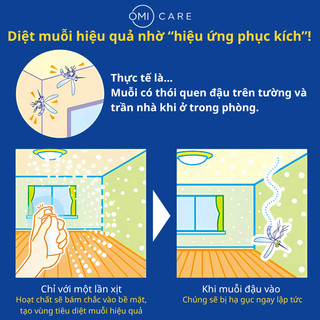 [KINCHO X KOL] Xịt Chống Muỗi Và Côn Trùng One-Push Kincho Nhật Bản 200 lần 45ml - Hương Hoa Hồng