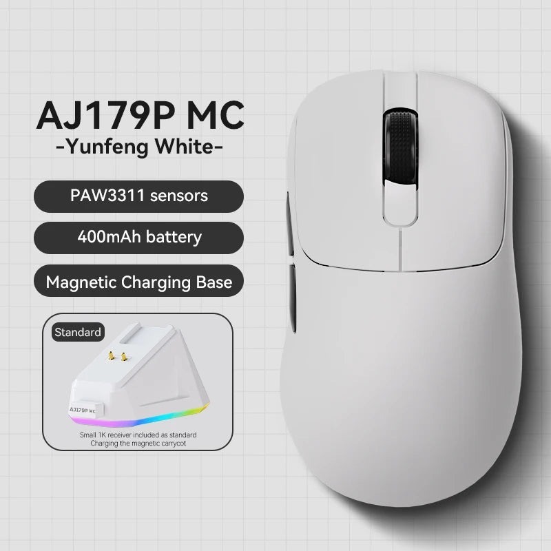 Chuột không dây AJAZZ AJ179 bản MC - 3  mode kết nối -  - DPI 12000 - APP tùy chỉnh | BigBuy360 - bigbuy360.vn