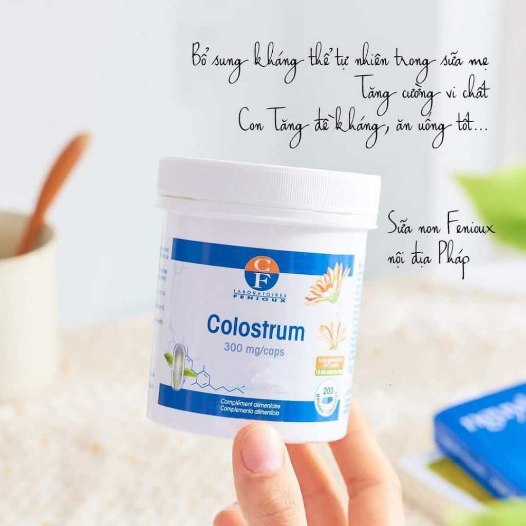 [TEM PHỤ] Sữa non Pháp Fenioux Colostrum bổ sung dưỡng chất tăng đề kháng cho cả gia đình - 200 viên