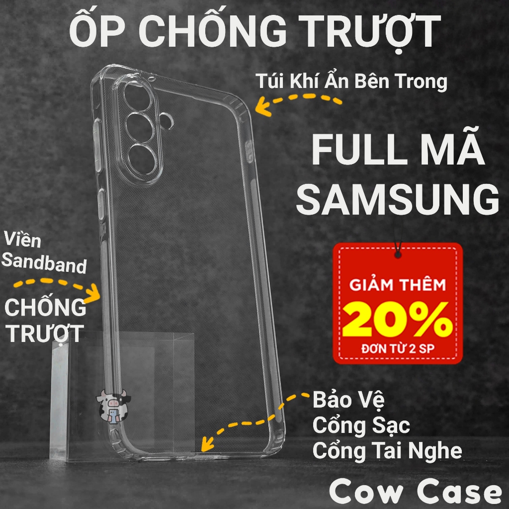 Ốp Chống Trượt Samsung A08 A18 A57 S26 S25 A27 A37 A07 A56 A36 S25 A06 A16 S24 A15 A12 A05 A23 A14 A13 A03 A51 A07S- 𝗢𝗖𝗧