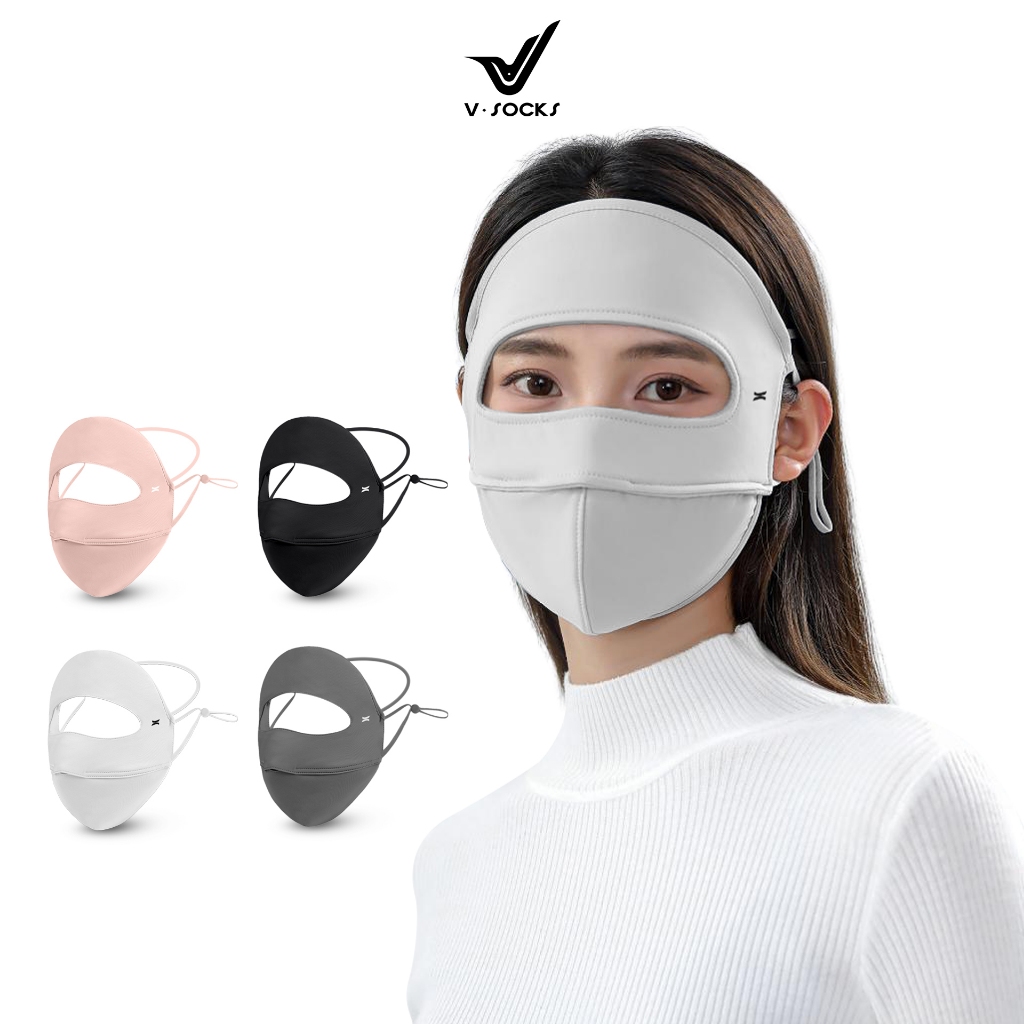 Khẩu Trang Chống Nắng Full Mặt 2 Lớp UPF50+ Mỏng Nhẹ Mịn Mát UPPER YOU Thoáng Khí - FM02