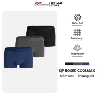 Combo 3 Quần Lót Sịp Đùi Nam Modal, Coolmax 5S FASHION Thoáng Khí, Thấm Hút (BOX24003-22002)