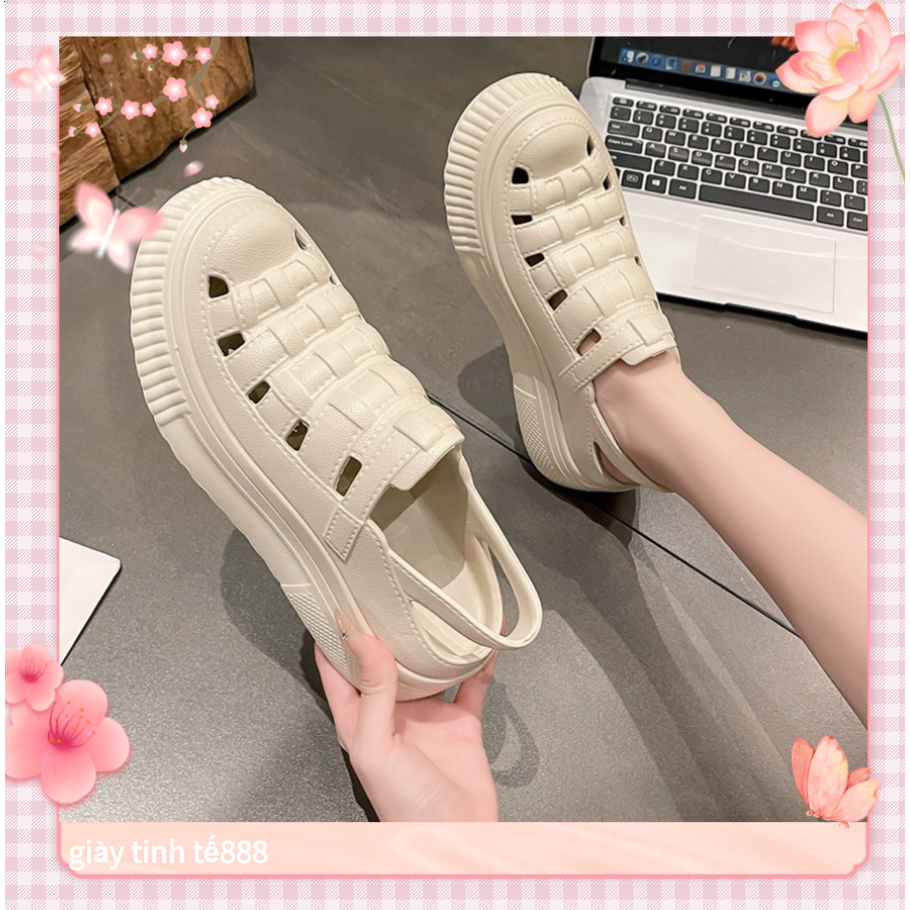 🔥Còn hàng🔥Dép Sandal Chống Trượt 5p Dép Tăng Chiều Cao Cho Nữ 5cm Đế EVE