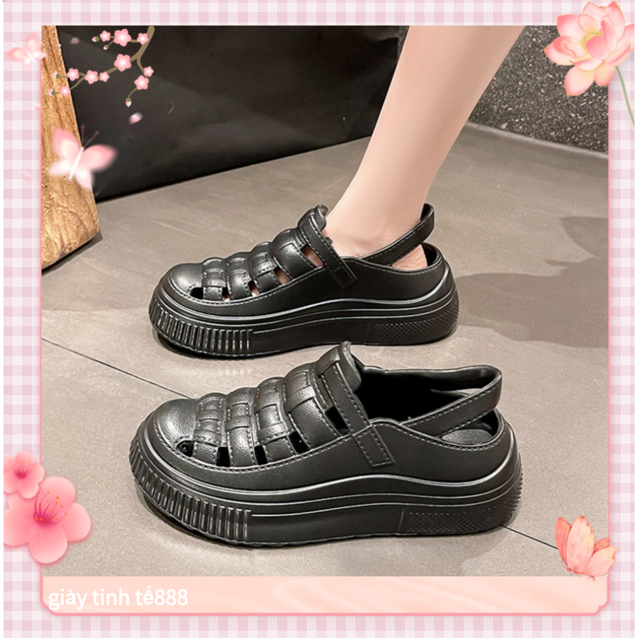 🔥Còn hàng🔥Dép Sandal Chống Trượt 5p Dép Tăng Chiều Cao Cho Nữ 5cm Đế EVE