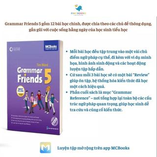 Sách - Trọn bộ Grammar Friends từ tập 1- tập 6 Tài liệu tiếng Anh chuẩn quốc tế cho học sinh - MCBooks