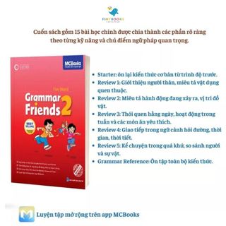 Sách - Trọn bộ Grammar Friends từ tập 1- tập 6 Tài liệu tiếng Anh chuẩn quốc tế cho học sinh - MCBooks