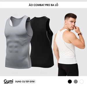Áo Thun Ba Lỗ Giữ Nhiệt Combat Pro - Áo Tank Top Co Dãn Bó Cơ Thể Thao Nam, Tập Gym, Thể Thao - AoThunTheThao-AoBaLo