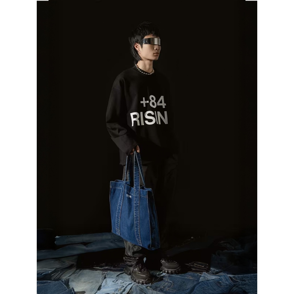 [MUA 4 GIẢM 20%]Túi Tote Jeans Denim Coolmate