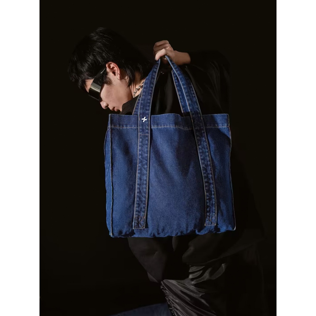 [MUA 4 GIẢM 20%]Túi Tote Jeans Denim Coolmate
