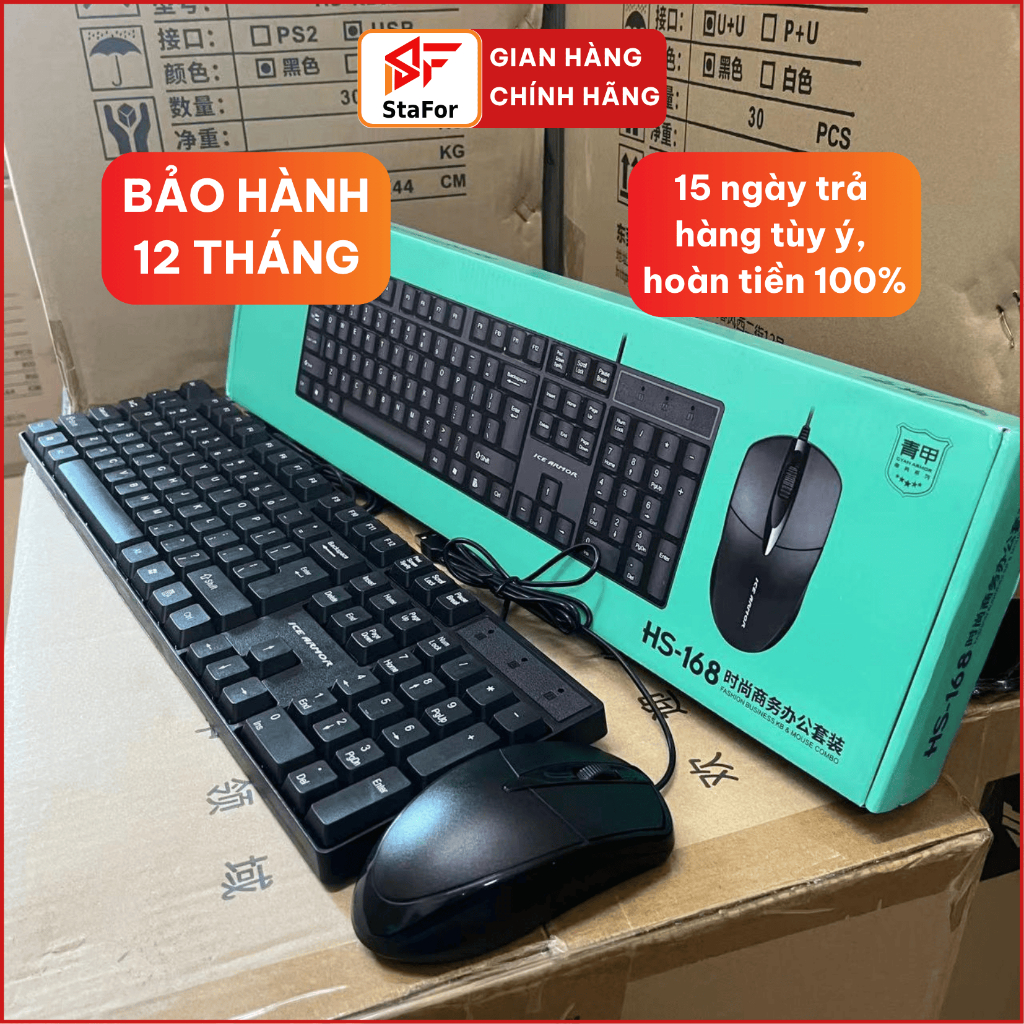 Bàn phím máy tính giá rẻ có dây full size 104 key phím gõ nẩy tốt, êm ...
