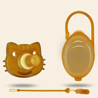 Gặm nướu, núm nhai cho bé chất liệu silicon mềm kèm hộp đựng