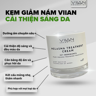 Kem Mờ Nám Dưỡng Trắng Da Ban Đêm VIIAN 27g | Giảm Thâm, Dưỡng Sáng, Phục Hồi Da MP27