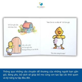 Sách - Bộ sách Ehon phát triển kỹ năng đầu đời - Những bài học nhỏ cho bé - Finybooks