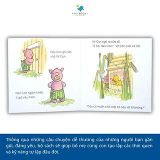 Sách - Bộ sách Ehon phát triển kỹ năng đầu đời - Những bài học nhỏ cho bé - Finybooks