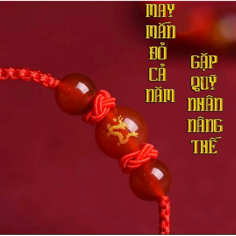 Vòng tay chỉ đỏ 12 con giáp, Năm bản mệnh ,may mắn, thủ công 2026
