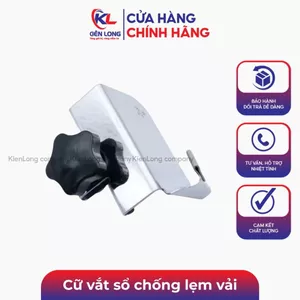 Cữ vắt sổ chống lẹm vải có núm vặn cố định, máy vắt sổ
