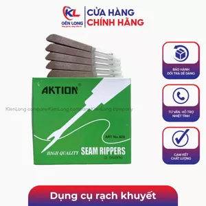 Dụng cụ rạch khuyết, gỡ chỉ tháo chỉ nhựa giả gỗ, 2-5 10 cáiThân cây nhựa chắc chắn, đầu cắt thép sắc nhọn