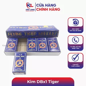 Kim DBx1,(combo 2 vỉ) Kim dùng cho máy may 1 kim công nghiệp nhãn hiệu hãng Tiger, chất lượng cao