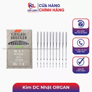 Kim DC Nhật ORGAN Dành Cho Máy Vắt Sổ Đủ Size 9, 11, 12,14,16,18 (Vỉ 10 Cái), giá siêu rẻ