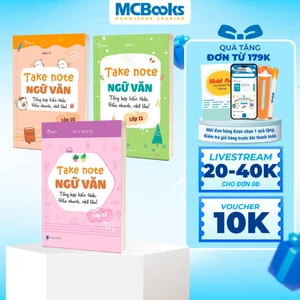 Sách - Tham khảo Văn THPT - Takenote ngữ văn- Tổng hợp kiến thức, hiểu nhanh nhớ lâu lớp 10,11,12